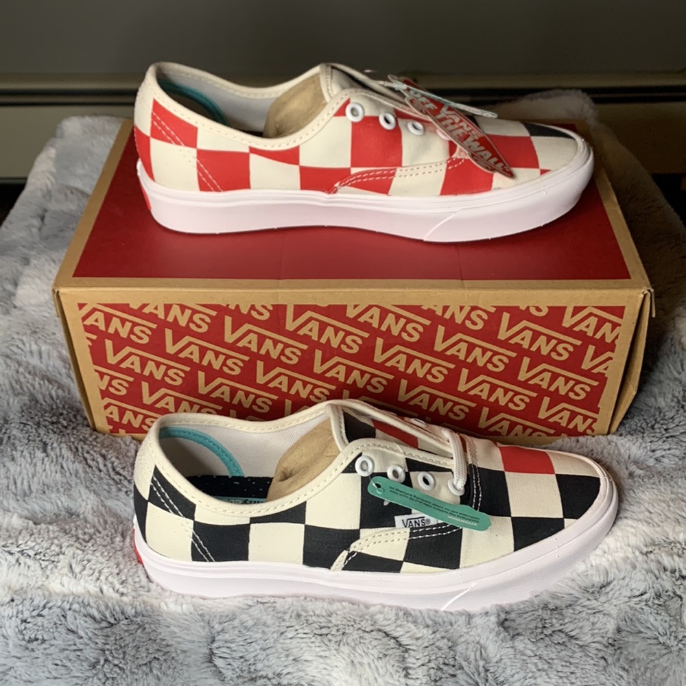 NWT VANS with big checkerboard